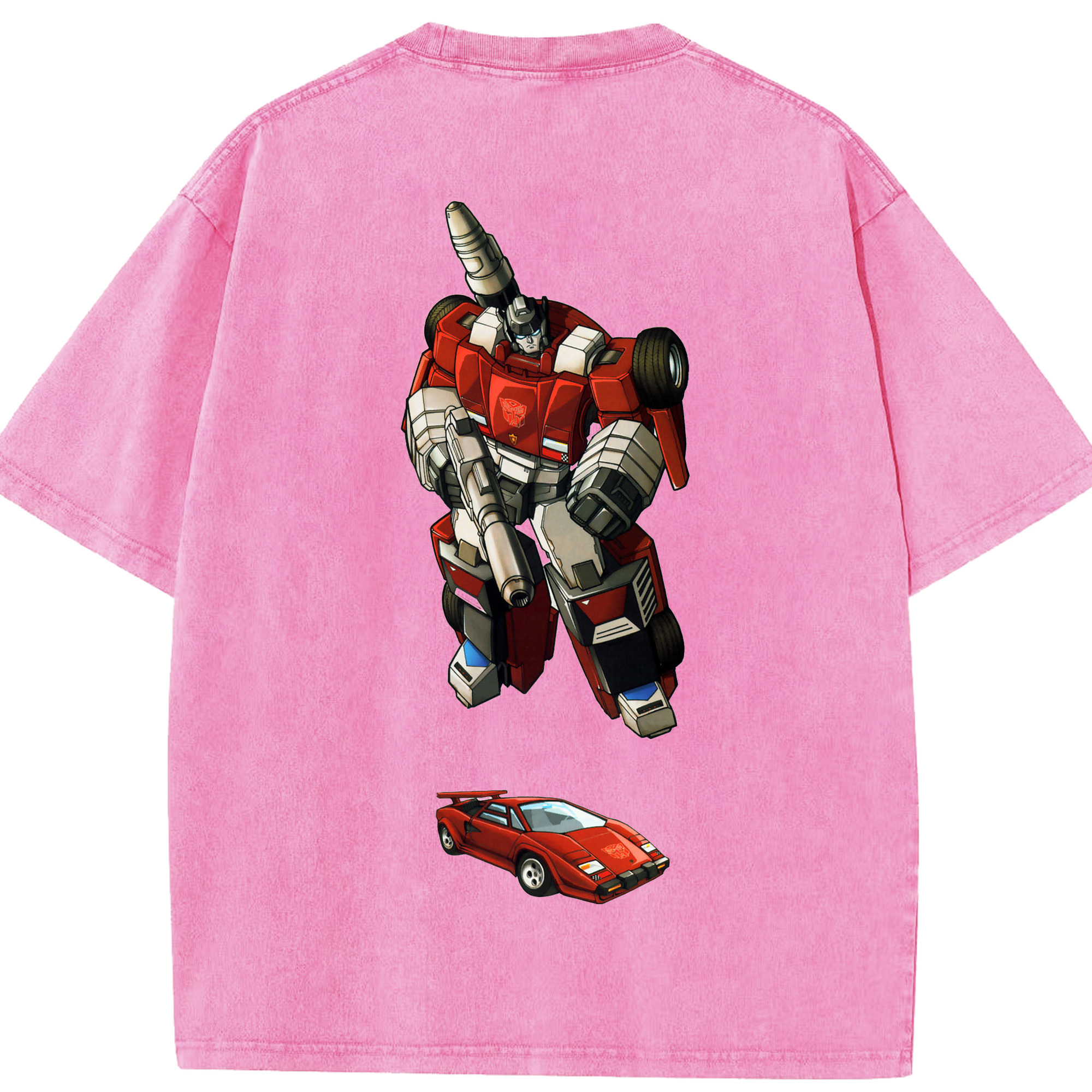 （画像用）  綿100% ヴィンテージ風 半袖Tシャツ（背面プリント）